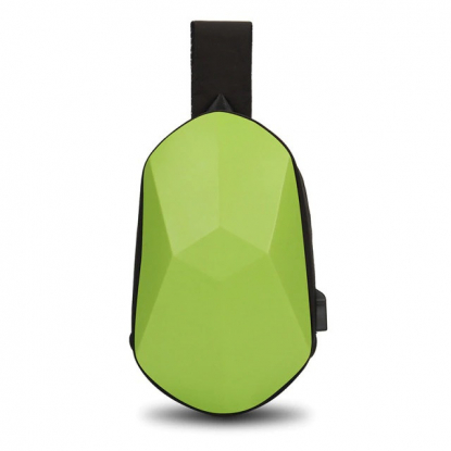 Сумка на плечо Xiaomi Tajezzo Beaborn Polyhedron Chest Bag, зеленая
