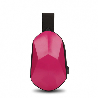 Сумка на плечо Xiaomi Tajezzo Beaborn Polyhedron Chest Bag, розовая
