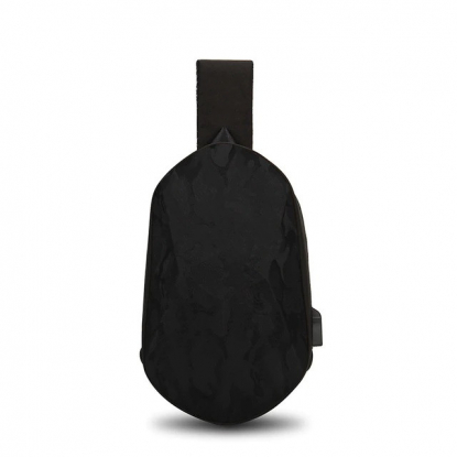 Сумка на плечо Xiaomi Tajezzo Beaborn Polyhedron Chest Bag, черный меланж