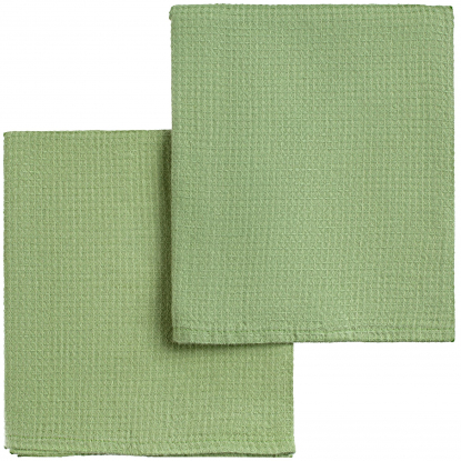 Набор полотенец Fine Line, зелёный, два полотенца