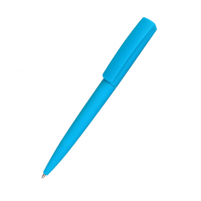 Ручка шариковая Jangle софт-тач, синяя