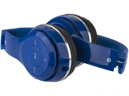Наушники складные Cadence Bluetooth®, синие, в сложенном виде