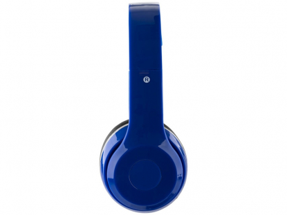 Наушники складные Cadence Bluetooth®, синие, вид с другого бока