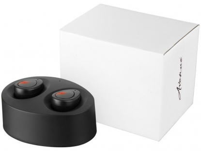 Наушники Bluetooth® беспроводные с зарядным чехлом, черный, с коробкой