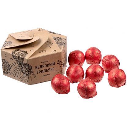 Конфеты Кедровый грильяж с клюквой
