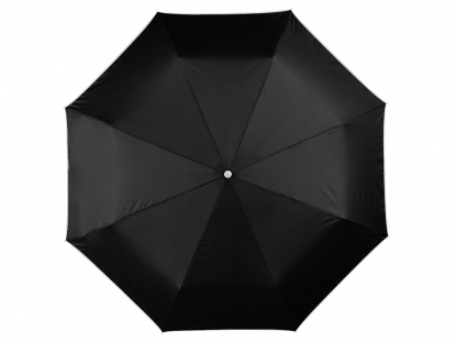 Зонт складной Линц, механический, чёрный, купол