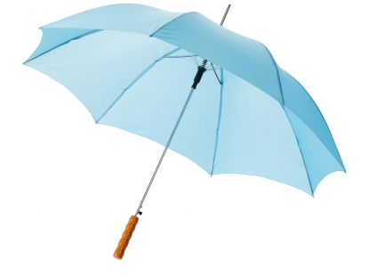 Зонт-трость Lisa, полуавтомат, голубой