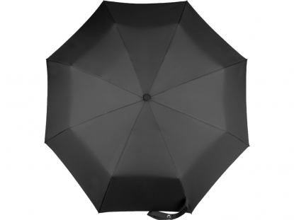 Зонт складной Wali, полуавтомат, черный, купол