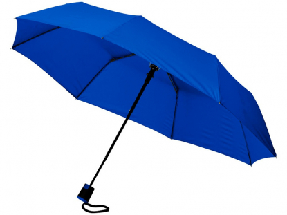 Зонт складной Wali, полуавтомат, синий