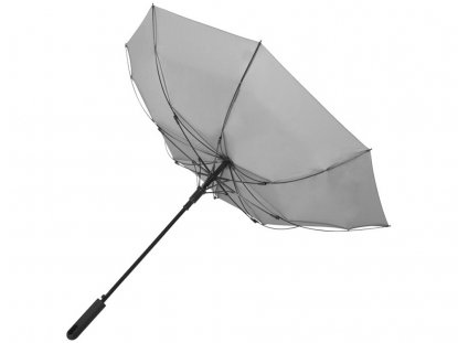 Зонт-трость Noon Marksman, автомат, серый, противоштормовая система