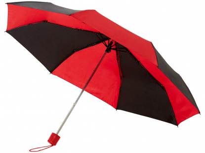 Зонт складной Spark, механический, красный с чёрным