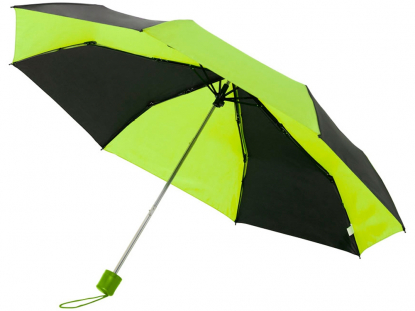 Зонт складной Spark, механический, зелёный с чёрным