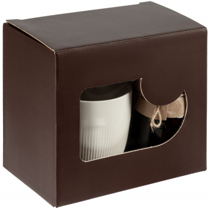 Коробка Gifthouse, коричневая, пример использования