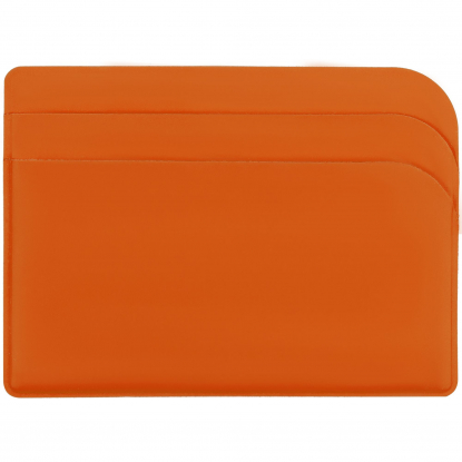 Чехол для карточек Dorset, оранжевый, вид спереди
