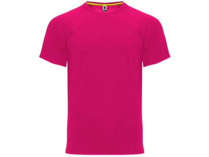 Спортивная футболка Monaco, унисекс, ярко-розовая
