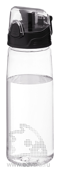 Бутылка спортивная Capri, прозрачная