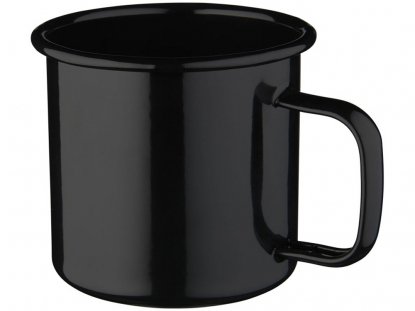 Кружка эмалированная Emal, черная