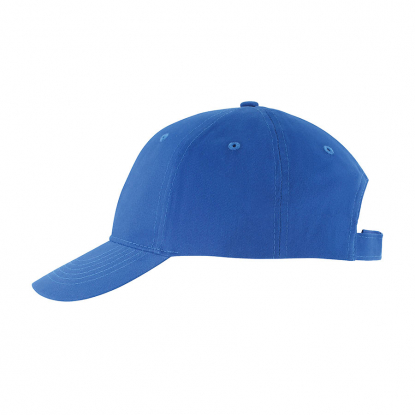 Бейсболка SOLAR, 6 клиньев, ярко-синяя