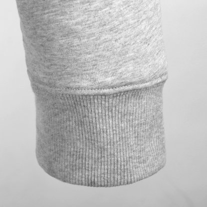 Толстовка унисекс Oversize Zip с капюшоном сэндвич, серый меланж