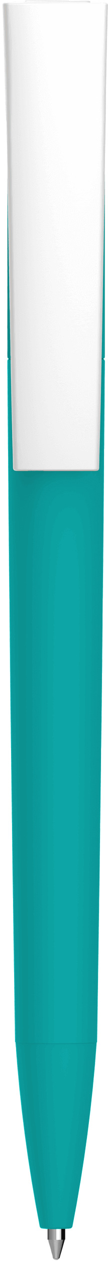 Ручка Zeta Soft, бирюзовая, вид спереди