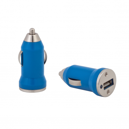 Устройство зарядное автомобильное Всегда на связи, синее