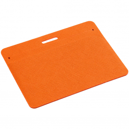 Чехол для карточки Devon, оранжевый, вид сзади