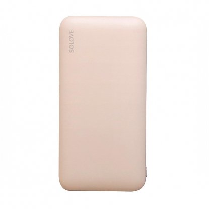 Внешний аккумулятор Power Bank Xiaomi (Mi) SOLOVE, 10000mAh, розовый