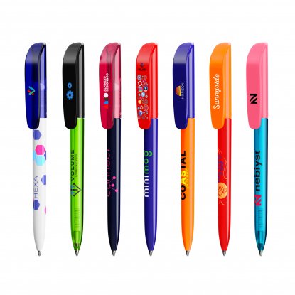 Шариковая ручка Bic Super Clip Frost, пример персонализации