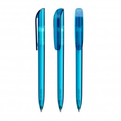 Шариковая ручка Bic Super Clip Frost, голубая