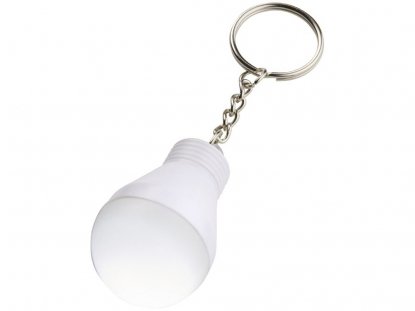 Брелок-фонарик Aquila, белый, светится