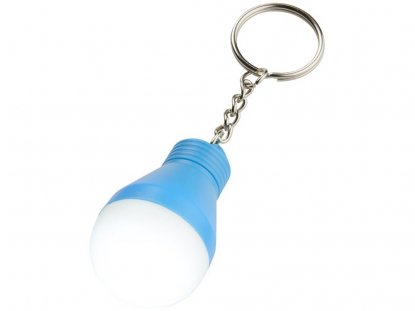 Брелок-фонарик Aquila, голубой, светится