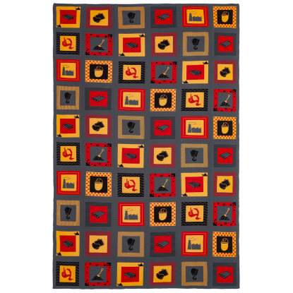 Плед Industry, металлургия, лицевая сторона