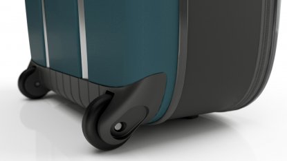 Чемодан складной Rollink Vega II, темно-бирюзовый