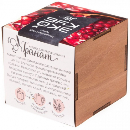 Набор для выращивания Экокуб Lite, гранат