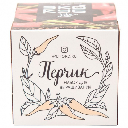 Набор для выращивания Экокуб Lite, перчик