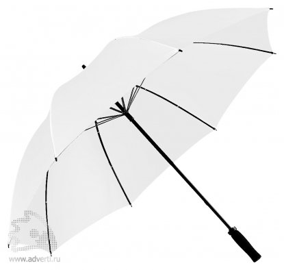 Зонт-трость Jacotte противоштормовой, механический, белый