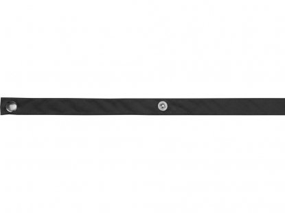 Зонт складной Wali, полуавтомат, черный, хлястик