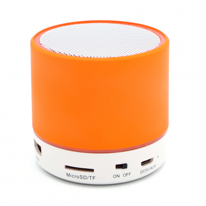 Беспроводная Bluetooth колонка Attilan, оранжевая