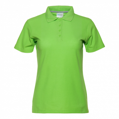 Рубашка поло 104W, женская, ярко-зеленая