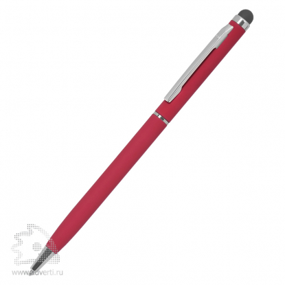 Шариковая ручка Touchwriter Soft со стилусом BeOne, красная