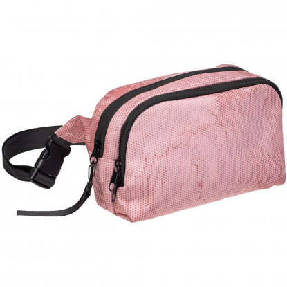 Поясная сумка Pink Marble, розовая