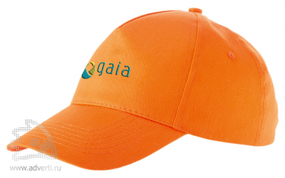 Бейсболка Memphis, оранжевая