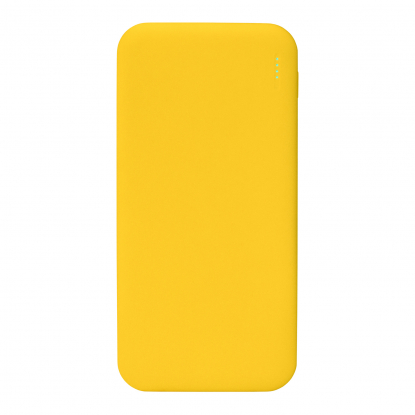 Внешний аккумулятор с подсветкой Люче Ультрамарин (Luce Ultramarine) 10000 mAh, жёлтый