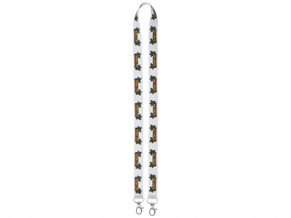 Ланъярд под сублимацию с 2-мя карабинами