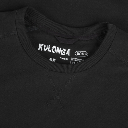 Свитшот Kulonga Sweat, мужской, чёрный, лейбл