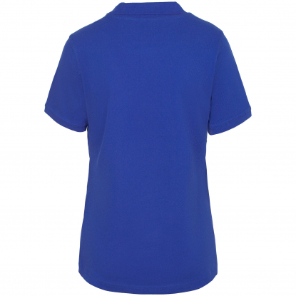Рубашка поло Virma Stretch Lady, женская, ярко-синяя, вид сзади