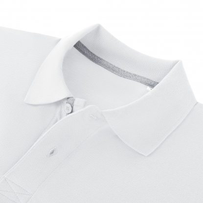 Рубашка поло Virma Premium, мужская, белая, ворот