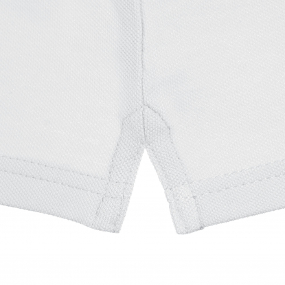 Рубашка поло Virma Premium, мужская, белая, разрез сбоку