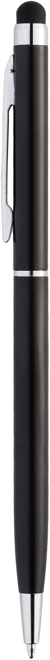 Шариковая ручка Keno Metallic, чёрная, вид сбоку