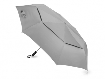 Зонт складной Canopy с большим двойным куполом (d126 см), серый